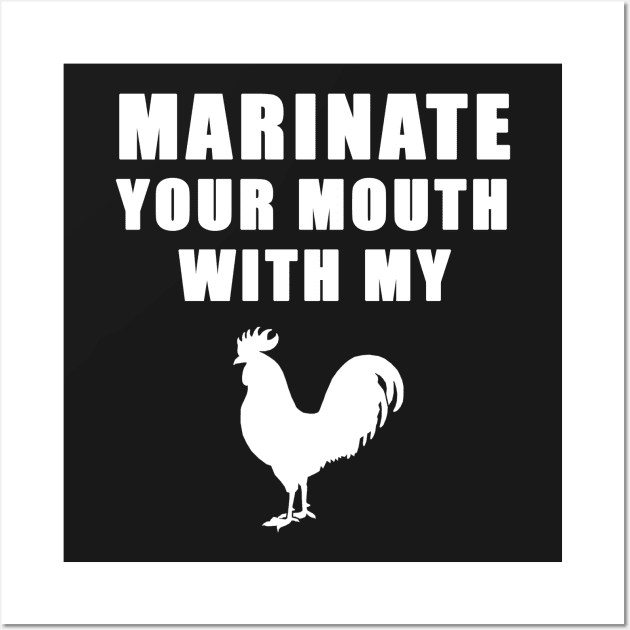 Marinate Your Mouth Wall Art by wyattd